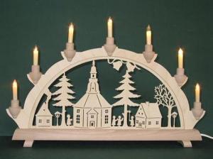 Lichterbogen Seiffener Kirche einfach klein