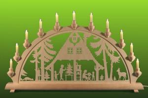 Lichterbogen Waldhaus einfach gro�
