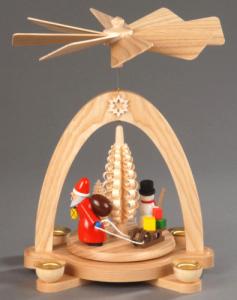 Tischpyramide natur Beschehrung