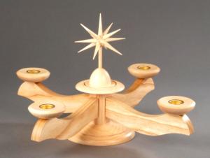 Adventsleuchter gro� natur ohne Engel