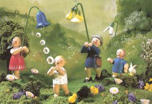 Wendt & K�hn Blumenkind Fr�hling-M�dchen mit Schneegl�ckchen
