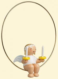 Wendt & K�hn Christbaumengel im Ring mit 2 Kerzen NEU 2010