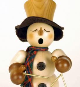 R�uchermann Schneemann mit Triangel NEU 2011