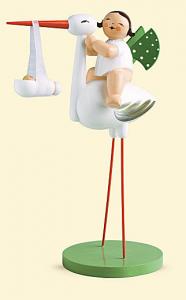 Wendt und K�hn Storch mit Wickelkind, M�dchen