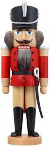 Nussknacker Husar rot lasiert gro�