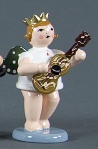 Engel mit Gitarre und Krone