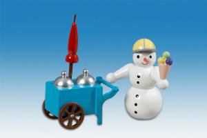 Ellmann Schneemann - Eisverk�ufer mit Wagen