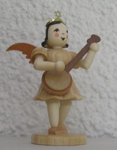 Blank Faltenrockengel Banjo Naturholz