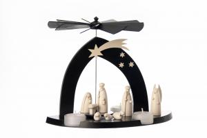 Schalling Black Pyramide Christgeburt mit Hirte