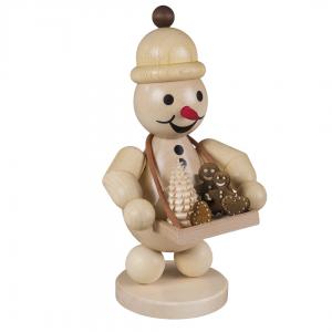 Schneemann Junior mit Bauchladen, mittelgroß