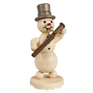 Schneemannmusikant mit Fagott