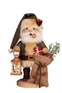 Räuchermann Weihnachtsmann grün Neu 2026