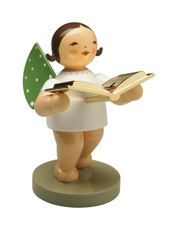 Goldedition Nr. 10 Vorleser, Engel mit Buch vergoldet