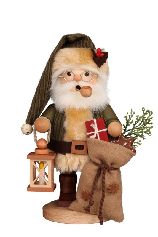 Räuchermann Weihnachtsmann grün Neu 2026