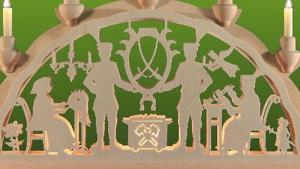 3D Doppelschwibbogen Schneeberger Motiv klein, Schlick & Türk