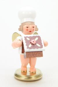 Bäckerengel mit Pfefferkuchenhaus