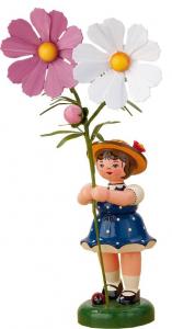 Blumenmädchen mit Cosmea groß 24 cm