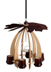 Hängepyramide NOVA Ahorn - Mahagoni