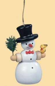 Baumbehang Schneemann farbig