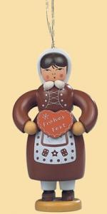 Baumbehang Pfefferkuchenfrau farbig