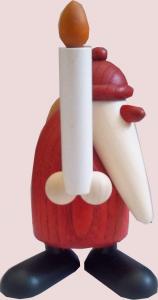Weihnachtsmann mit Kerze