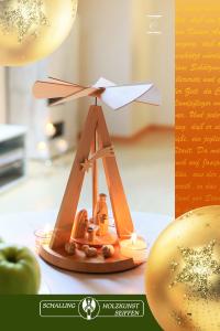 Mini - Delta  Pyramide Öko natur Christgeburt