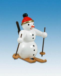 Schneemann Biathlet