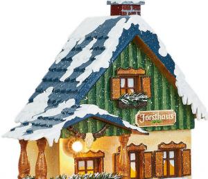 Original Hubrig Winterhaus Forsthaus elektrisch beleuchtet
