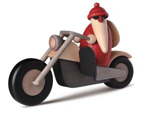 Björn Köhler Weihnachtsmann auf Motorrad