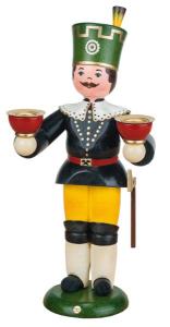 Original Hubrig Bergmann mit Kerzen