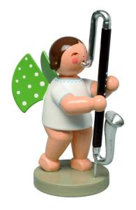 Grünhainichener Engel® mit Kontrabassklarinette