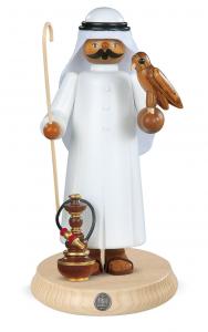 Räuchermann groß Araber mit Falke und Shisha