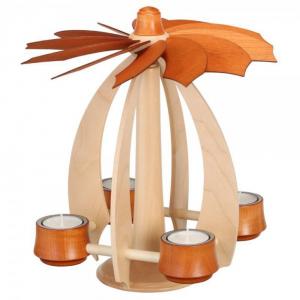 Schwebepyramide NOVA small Ahorn - Kirschbaum