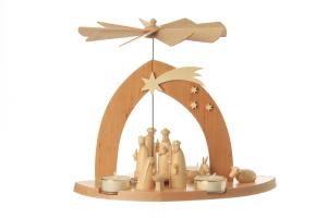 Schalling Pyramide Christi Geburt mit den 3 Weisen