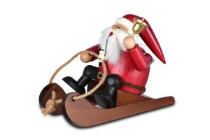 KWO Räuchermann Santa Claus mit Schlitten NEU 2025