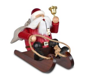 KWO Räuchermann Santa Claus mit Schlitten NEU 2025