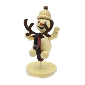 Schneemann Junior auf Schaukelpferd Neu 2025