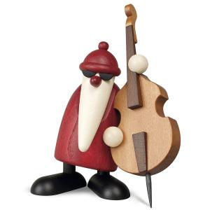 Björn Köhler Weihnachtsmann mit Kontrabass