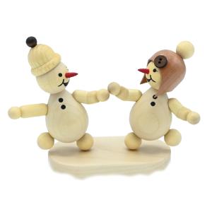 Schneemann Geschwister tanzend Neu 2025
