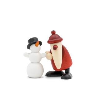 Miniaturset 10 Weihnachtsmann mit Schneemann Neu 2026