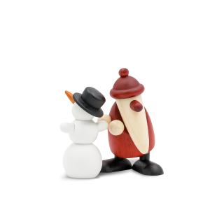 Miniaturset 10 Weihnachtsmann mit Schneemann Neu 2026