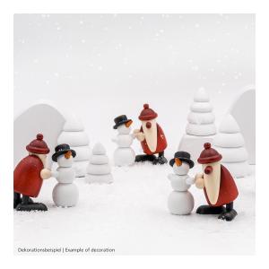 Miniaturset 10 Weihnachtsmann mit Schneemann Neu 2026
